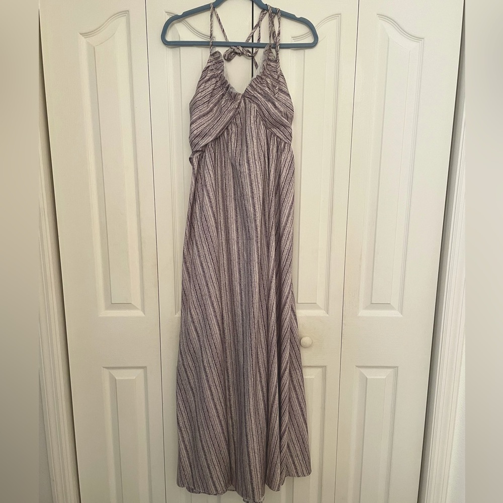Halter tie back maxi dress. Size XL